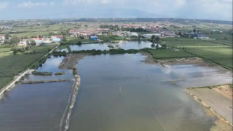 山西运城汾河沿岸大面积耕地长期被淹，当地回应：连夜抽排积水