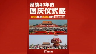 视频丨延续40年的仪式感，1986到2026的国庆花坛都长啥样？