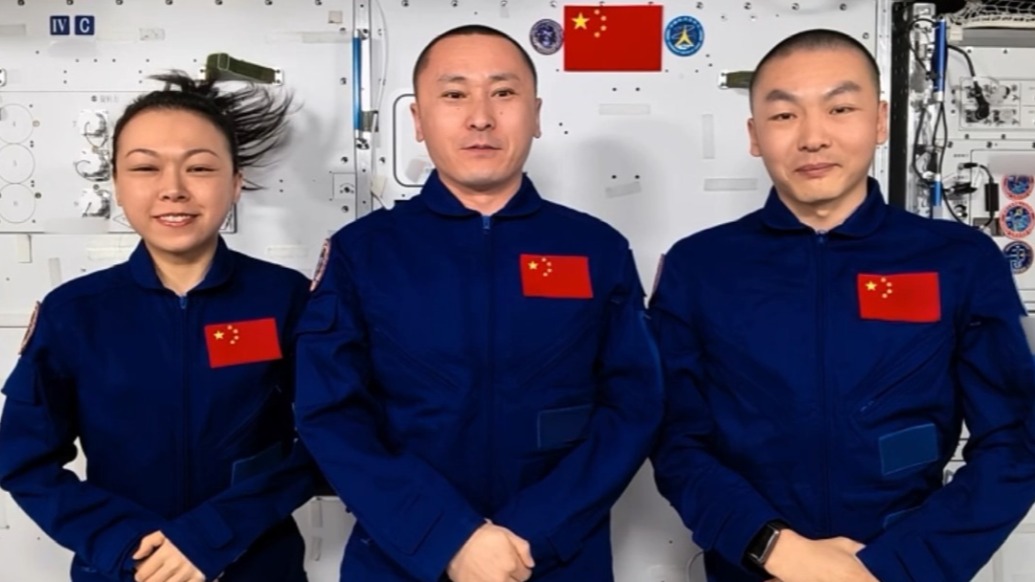 神二十三乘组从“天宫”送来的中秋祝福，请查收！