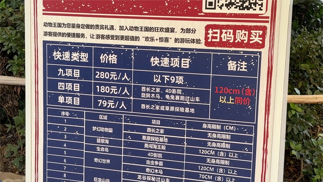 银基动物王国实测:热门项目预约难,付费通道分流引争议