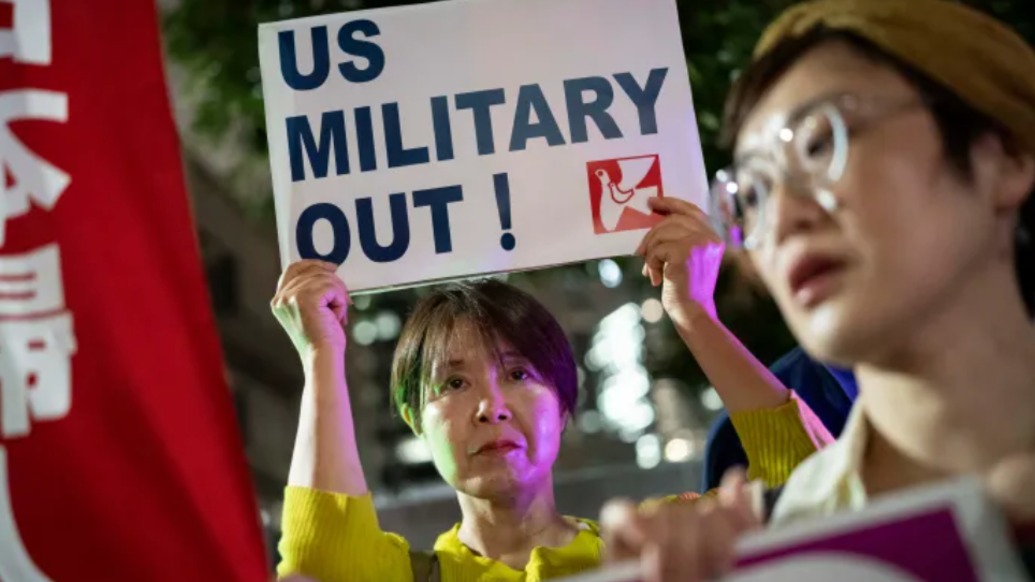 驻冲绳美国士兵杀害一名当地女性,日本民众质问政府到底在保护谁