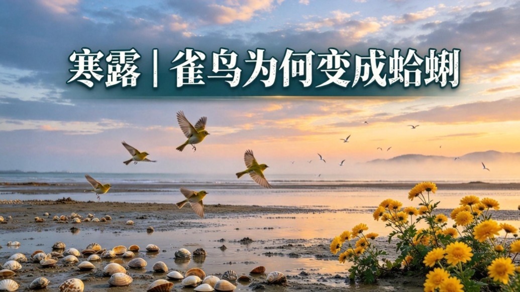 寒露这天鸟会变成蛤蜊？古人一本正经写进书里，背后并非胡说八道