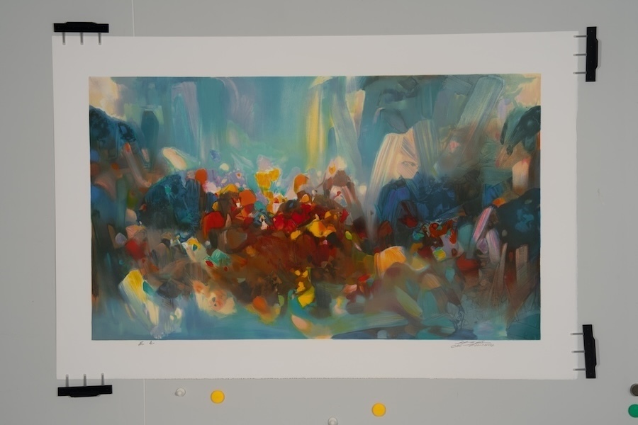 现场｜朱德群杭州大展：湖山初心，光辉万象