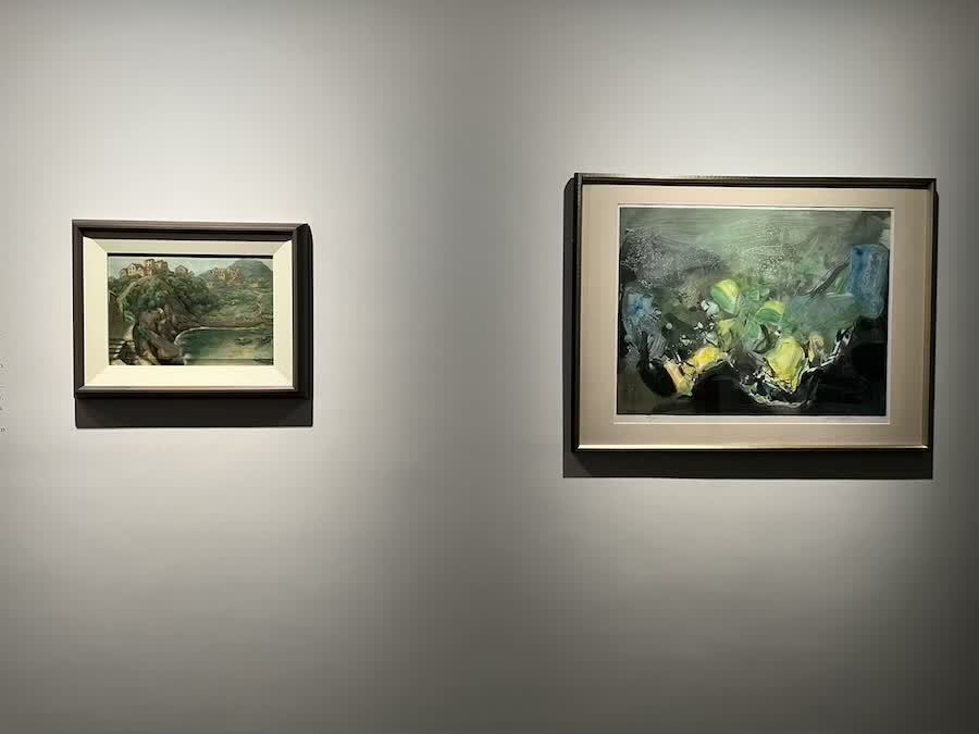 现场|朱德群杭州大展:湖山初心,光辉万象