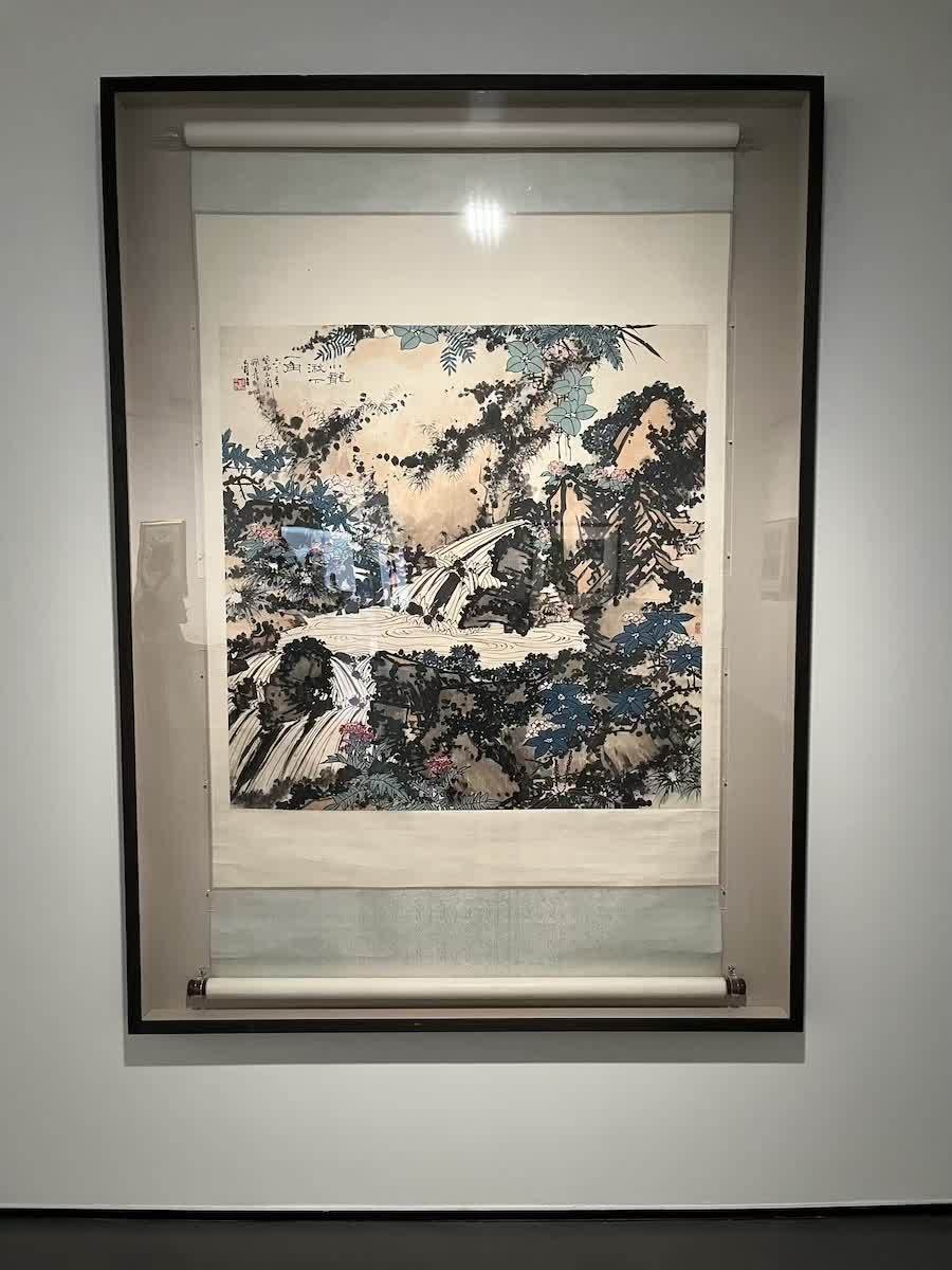 现场|朱德群杭州大展:湖山初心,光辉万象