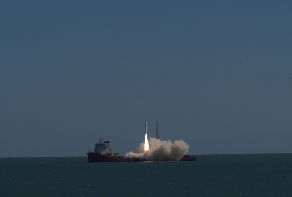 谷神星一号海射型遥八运载火箭发射成功