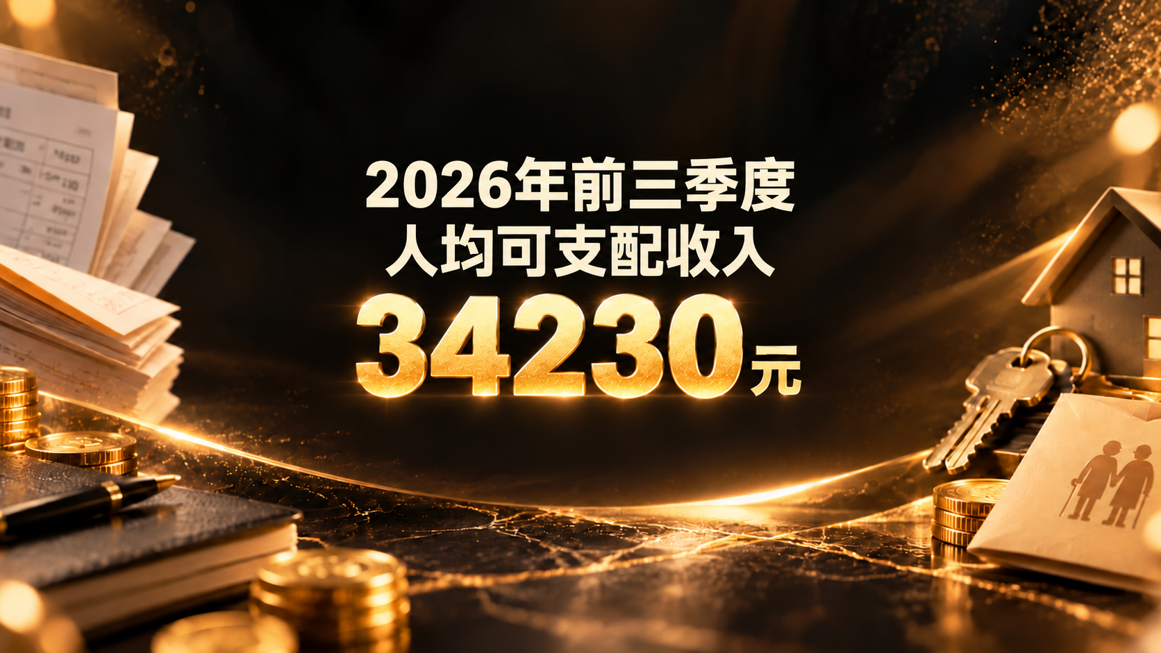 前三季度人均可支配收入34230元,是个什么概念?