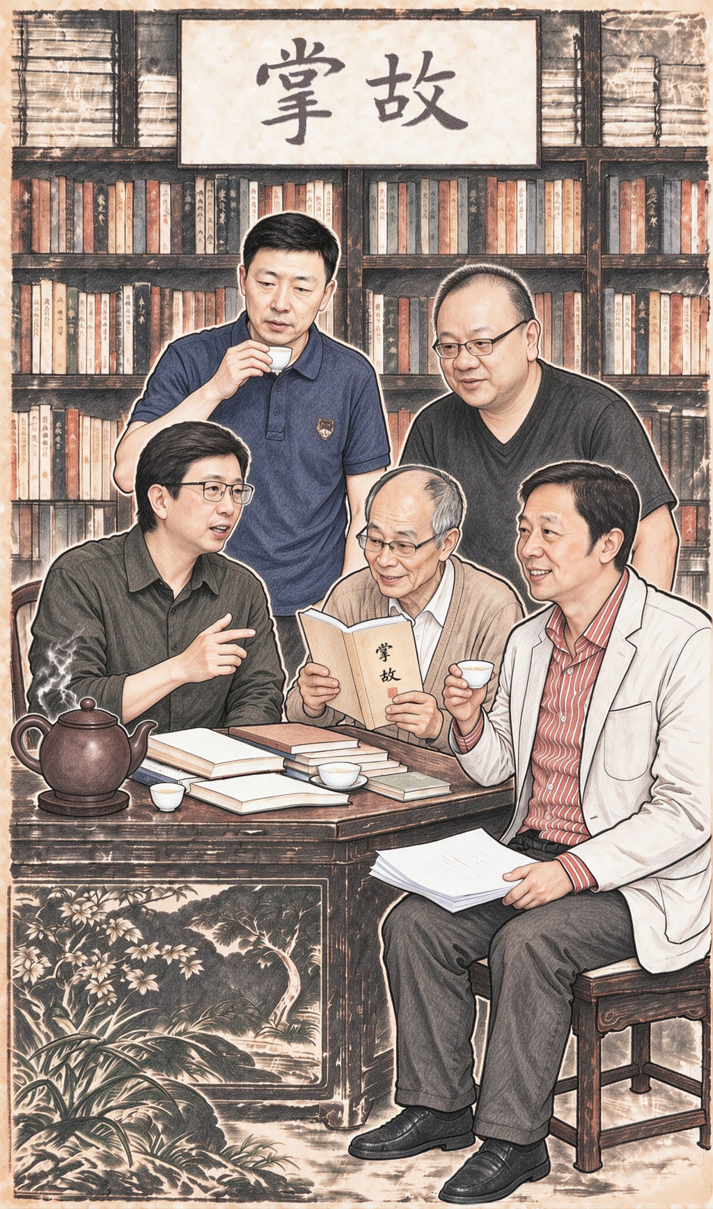 严晓星、陈子善、陆灏、胡文辉、刘铮谈掌故的前世今生