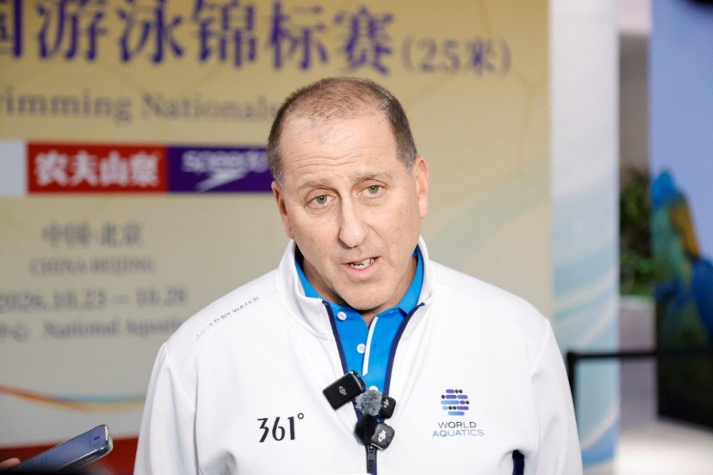 世界泳联官员:拥有实力强劲的中国队是件好事