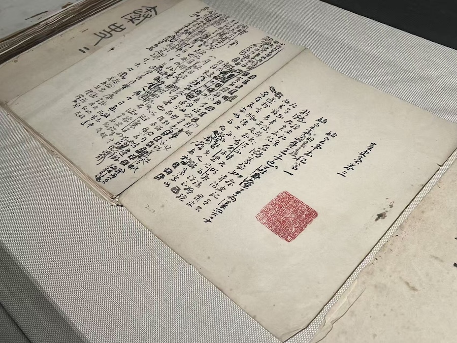 现场|“近代章草第一人”王蘧常,近百真迹复旦展出