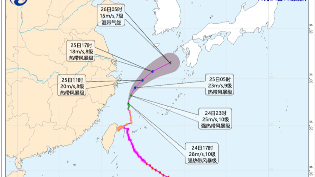 台风“蔷琵”逐渐远离上海,市民户外活动仍需注意防风