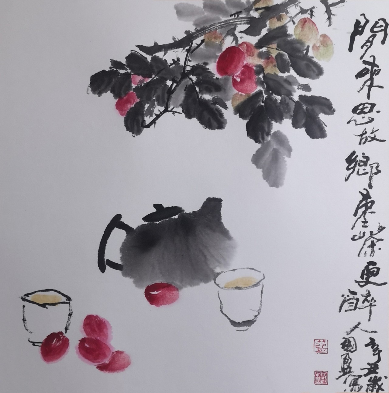 书画雅趣丨画中茶韵，墨里浮生_澎湃号·湃客_澎湃新闻-The Paper