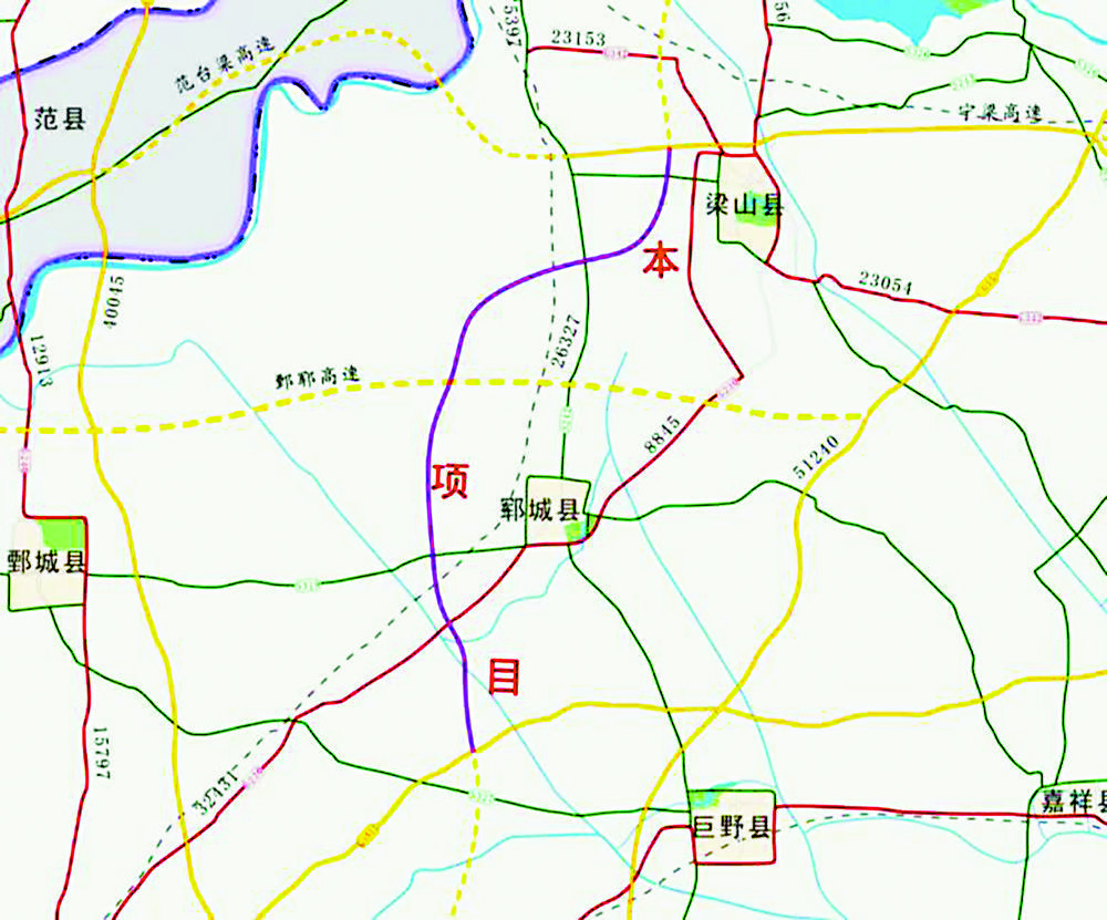 菏泽高速公路规划图图片