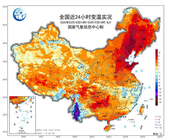 今明天北方将现大范围25℃以上区域，大回暖持续至下周初