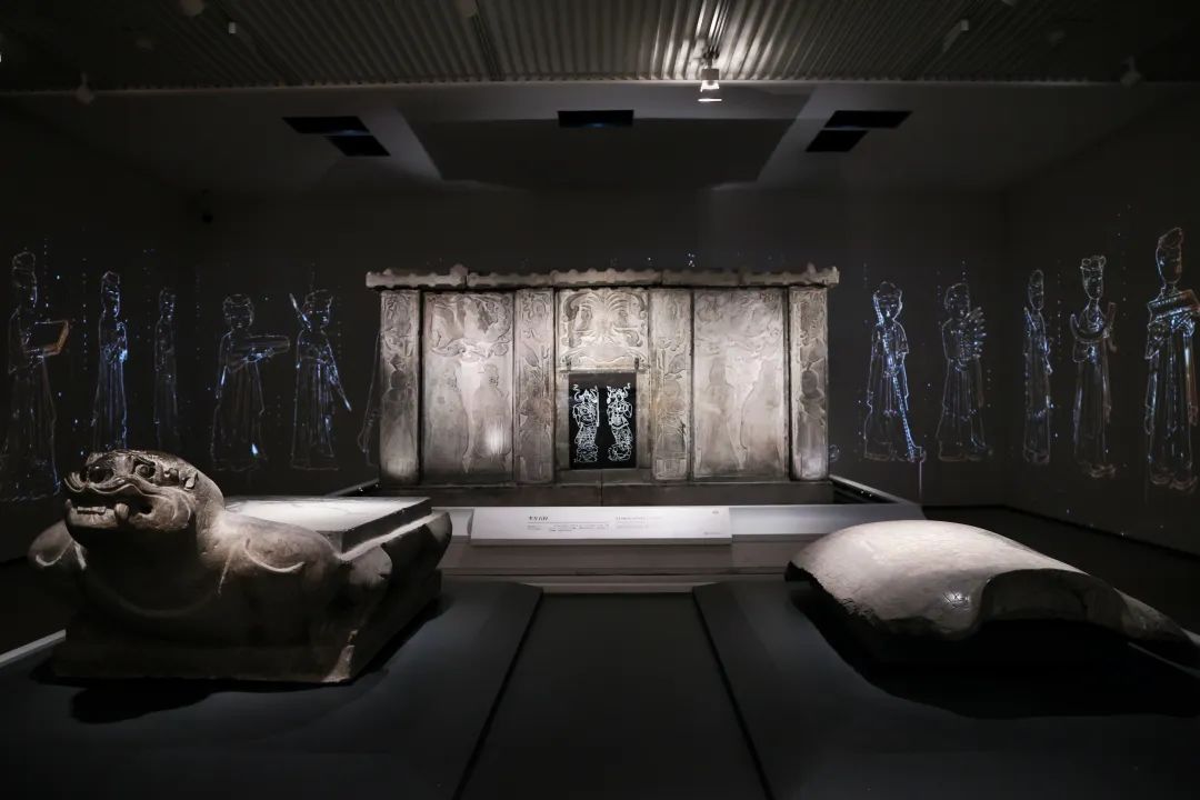 西安碑林“石刻艺术室”焕新:从汉画像石看到唐代石虎