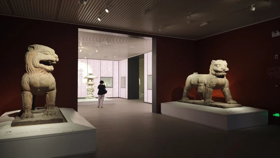 西安碑林“石刻艺术室”焕新:从汉画像石看到唐代石虎
