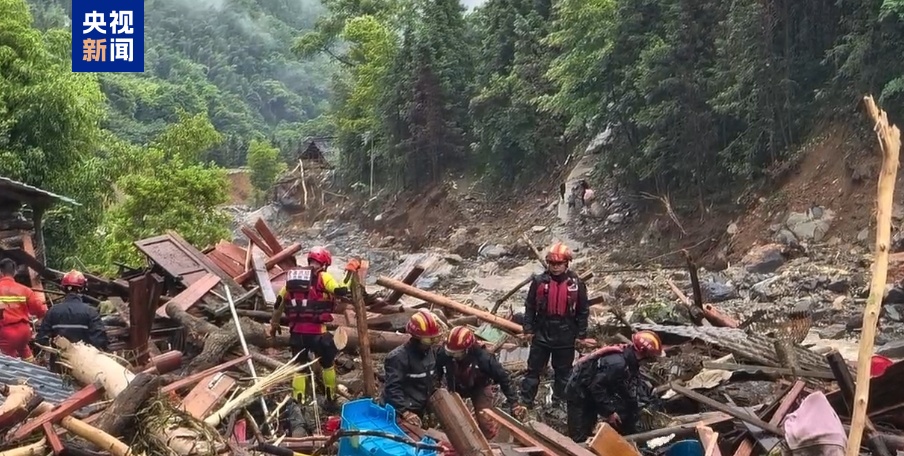 广西龙胜发生山洪泥石流灾害，现场救出1人已无生命体征