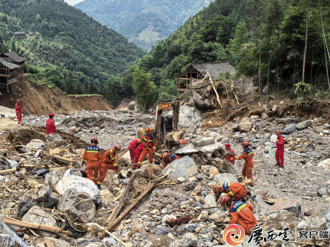 广西龙胜山洪已致5人遇难