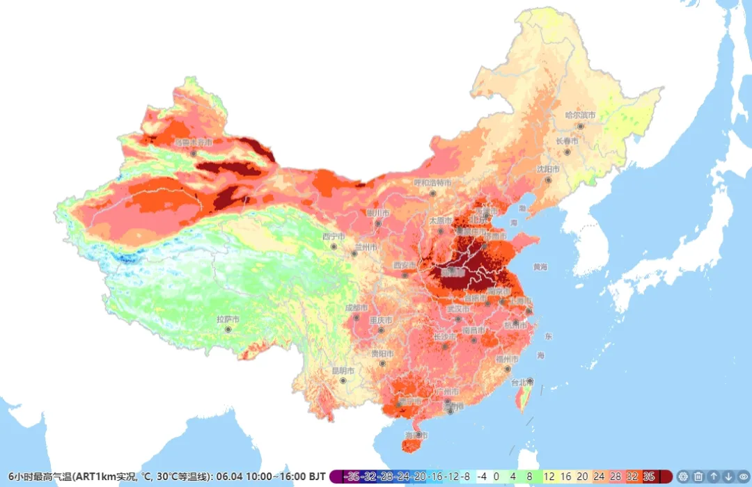 热热热！多地地表温度超60℃，高温范围还将扩大局地达40℃