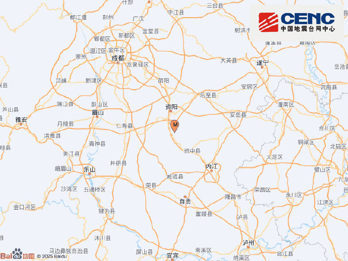 四川资阳市雁江区发生3.2级地震