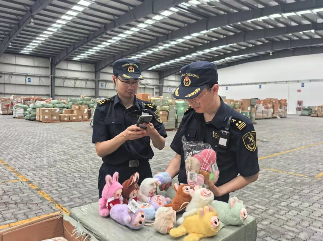 宁波海关查获2万多个假布布