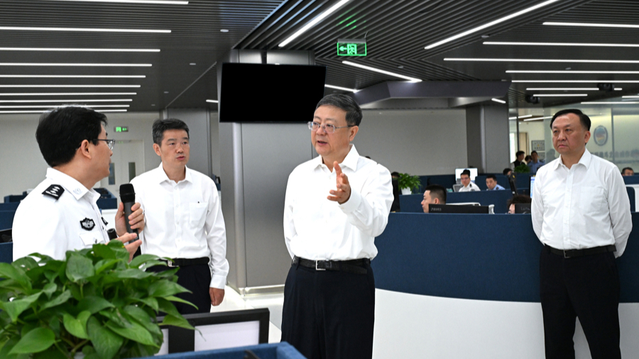 走在前列、作好表率！陈吉宁调研市公安局新质战斗力提升工作