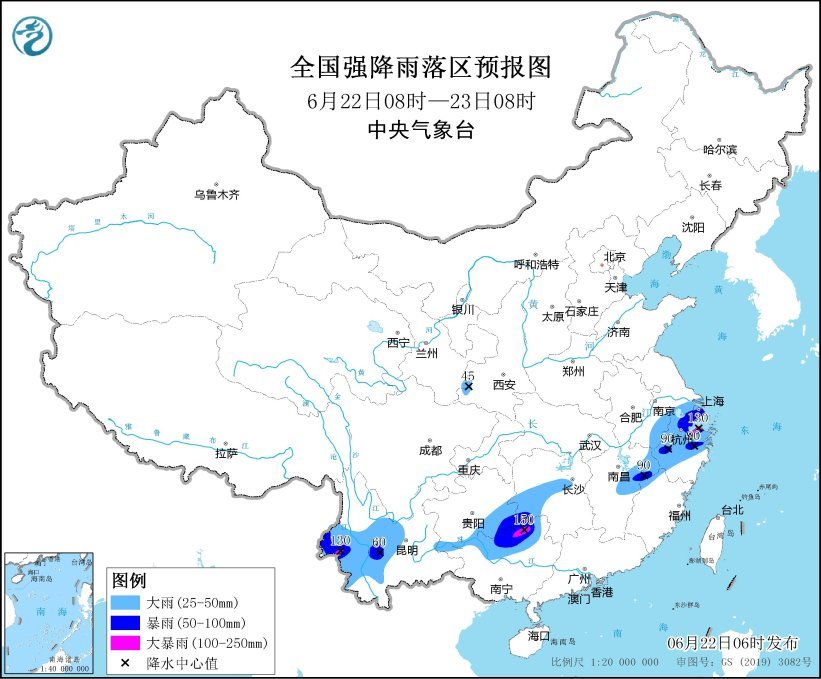 暴雨、高温预警齐发，多地有雷暴大风等强对流天气