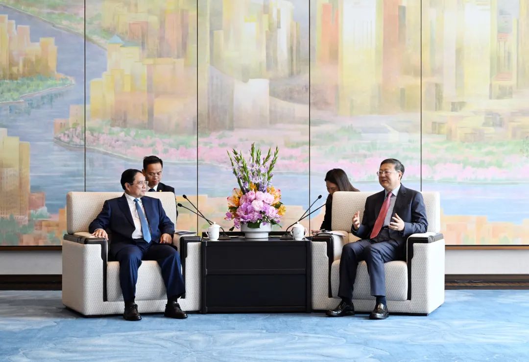 陈吉宁会见越南总理范明政