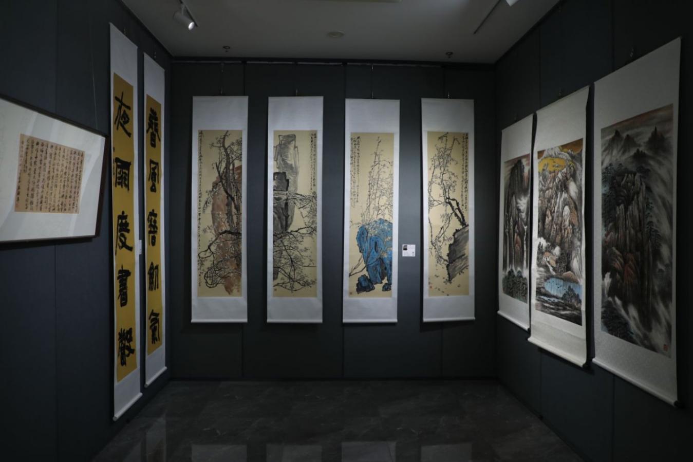 魔都眼|溧阳松岺画院上海首展开幕,百余精品扎根山水人文