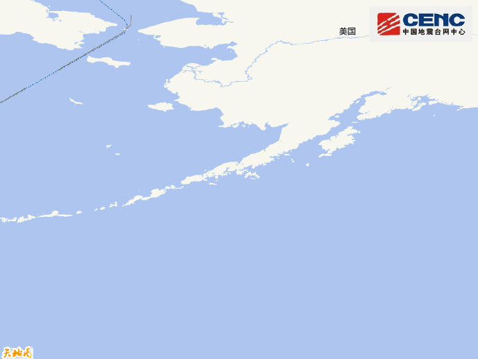 美国阿拉斯加半岛附近发生7.7级左右地震