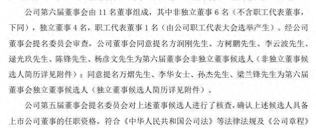 山东章鼓国资股东提名人选增加， “方氏父子”还会继续掌舵吗？