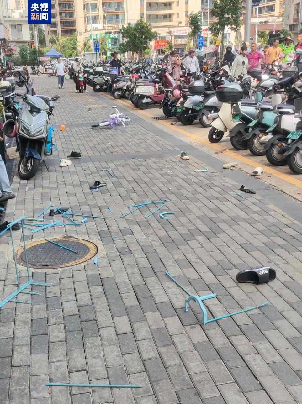 高空抛下自行车等物品,海口一男子被刑事拘留