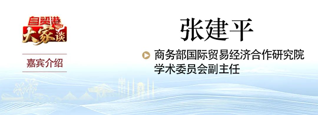 商务部国际贸易经济合作研究院学术委员会副主任张建平：海南将打造成中国吸收利用外资的新高地