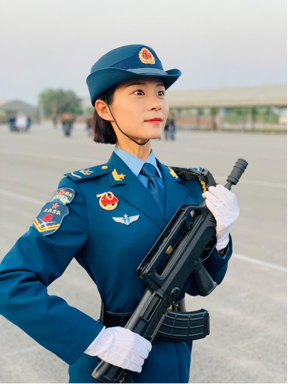 九三阅兵装备方队中唯一的“女教头”,是她!