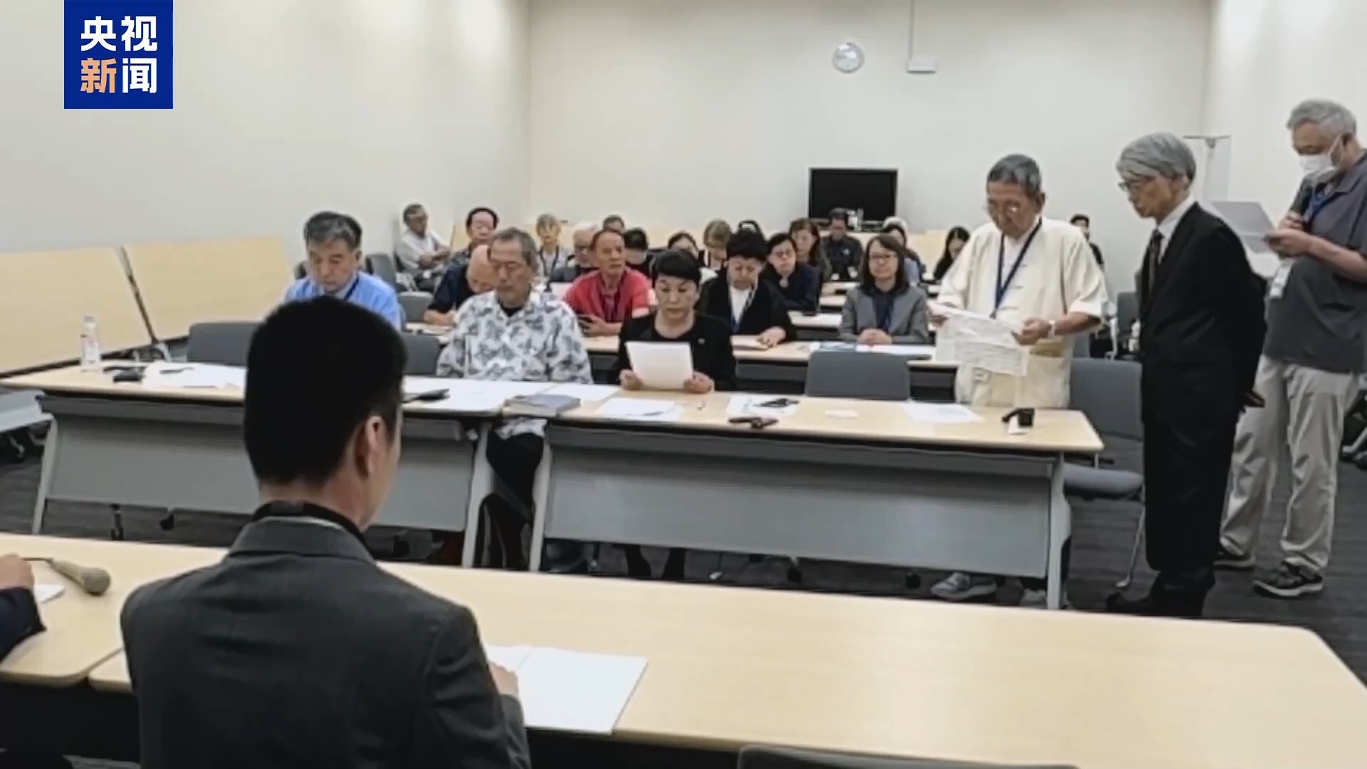 中国二战受害者家属代表要求日本政府道歉