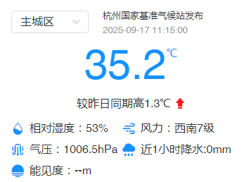 62天！浙江杭州创造全年高温日数新纪录