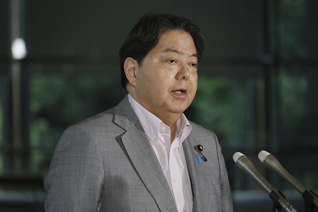 日本内阁官房长官林芳正宣布参选自民党总裁