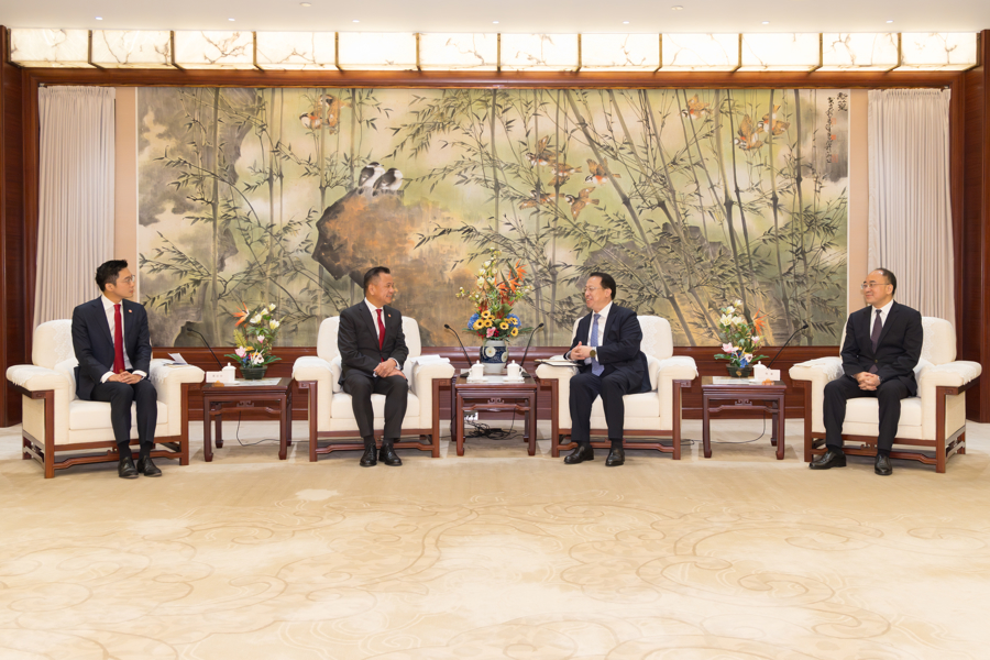 上海市长会见港区省级政协委员联谊会代表团，期待进一步促进沪港务实合作