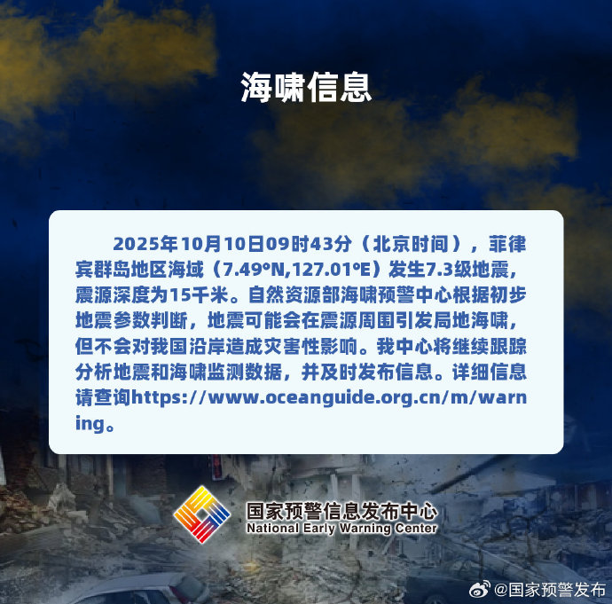 流年金蟾招财:喜用神查询-菲律宾地震或引发局地海啸，但不会对我国沿岸造成灾害性影响