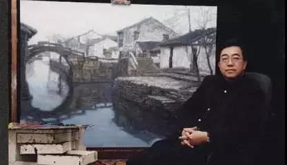 陈逸飞笔下,桥为骨水成韵的江南
