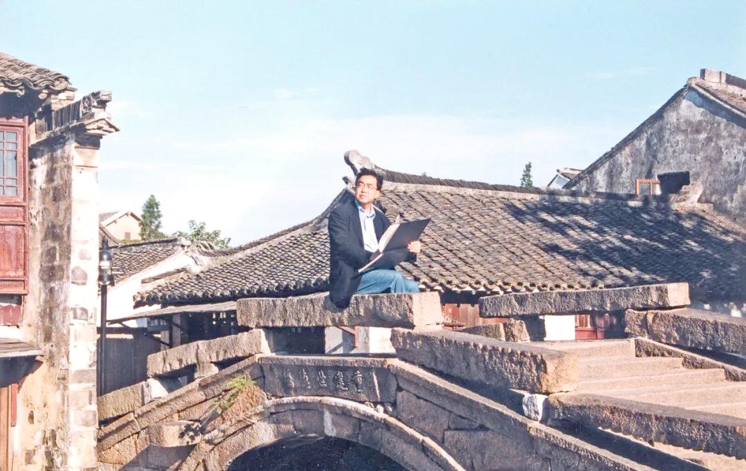 陈逸飞笔下,桥为骨水成韵的江南