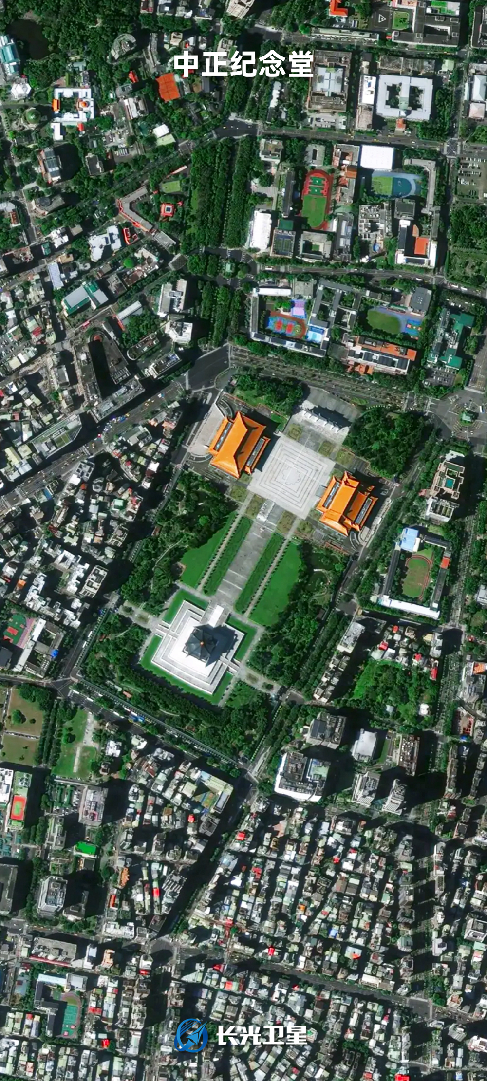 每条街道都清晰可见!看卫星视角下的中国台湾省