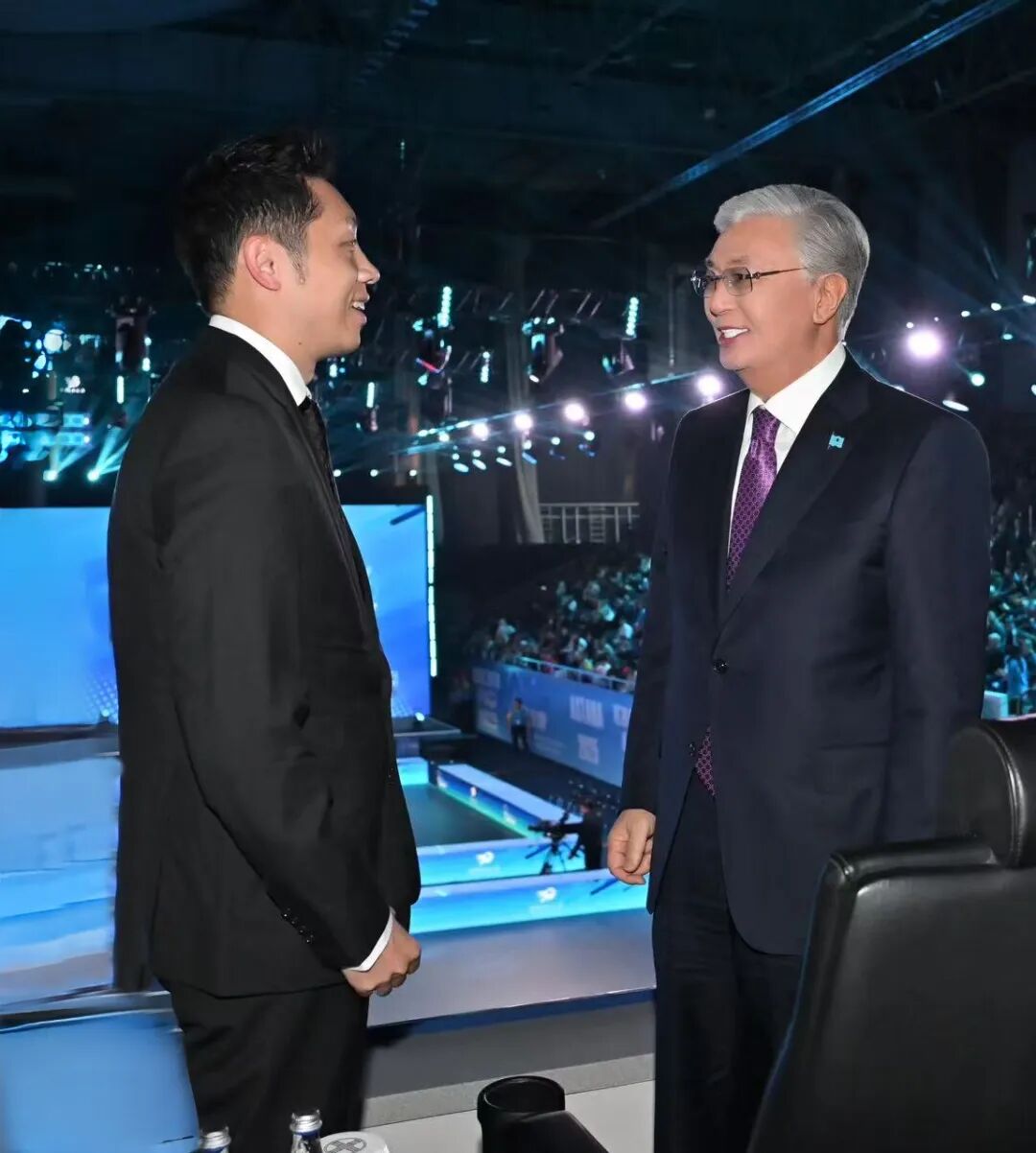 乒乓球奥运冠军许昕受邀参加哈萨克斯坦“总统杯”活动