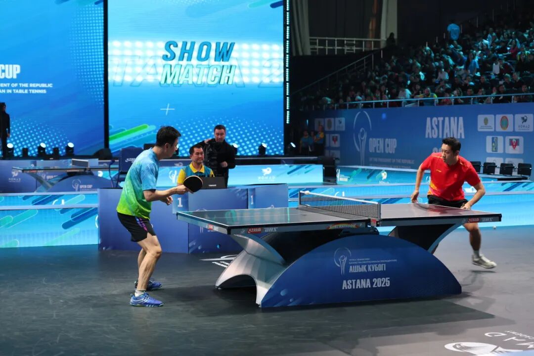 乒乓球奥运冠军许昕受邀参加哈萨克斯坦“总统杯”活动