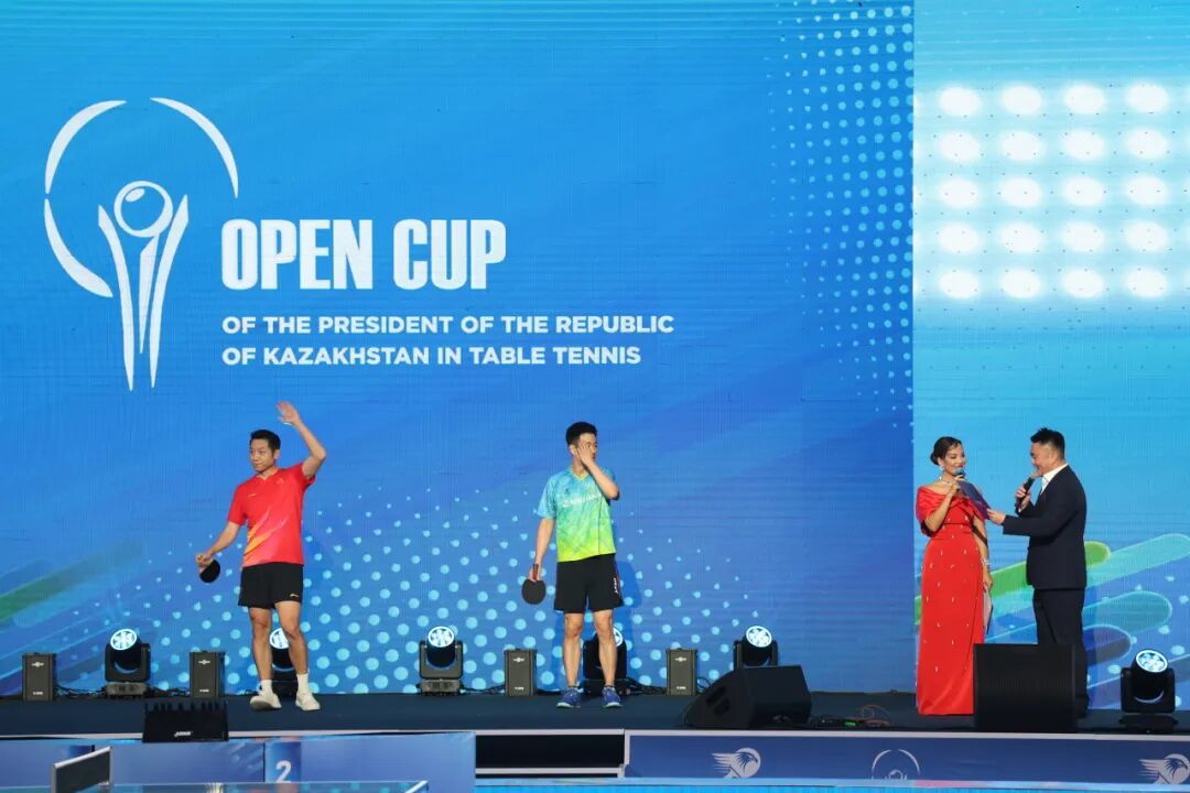 乒乓球奥运冠军许昕受邀参加哈萨克斯坦“总统杯”活动