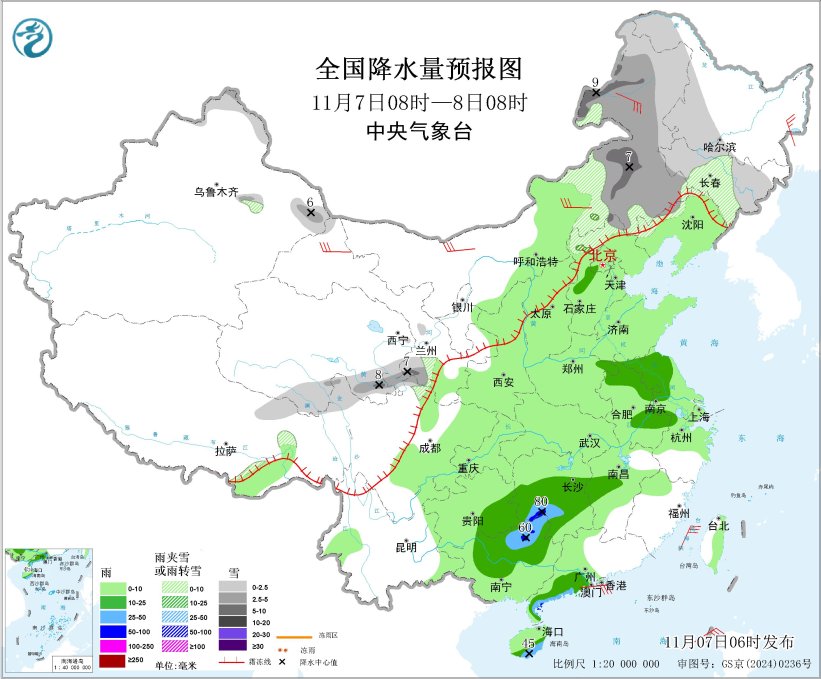 较强冷空气继续影响我国中东部