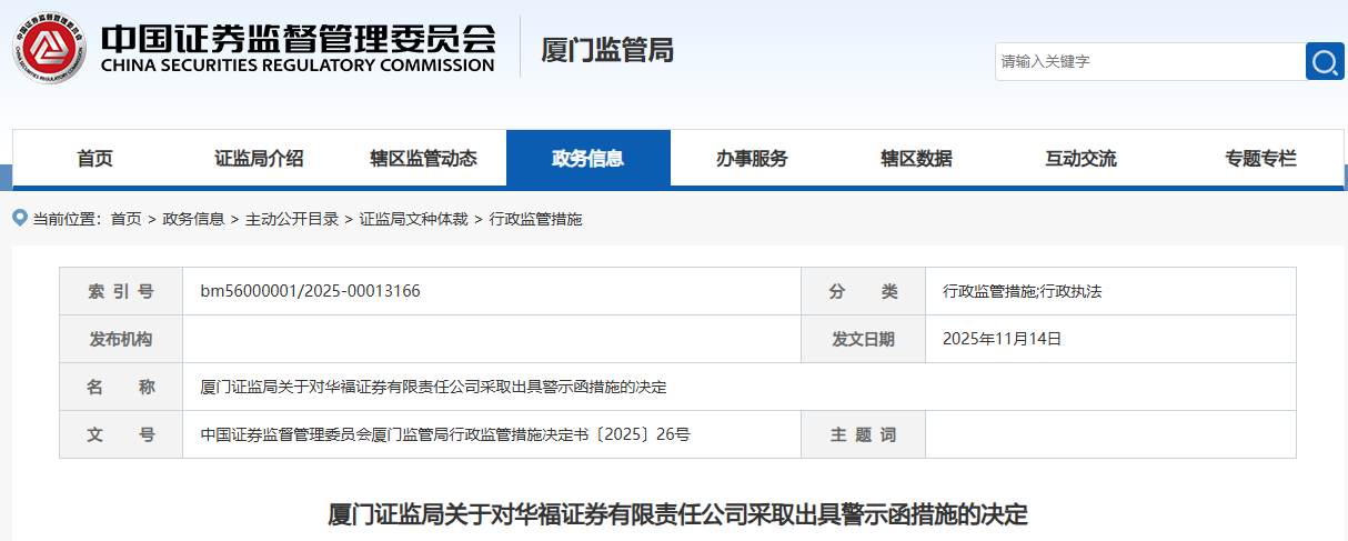 两地证监局一天内发8张罚单:上海证券涉及6张,广发、华福各1张