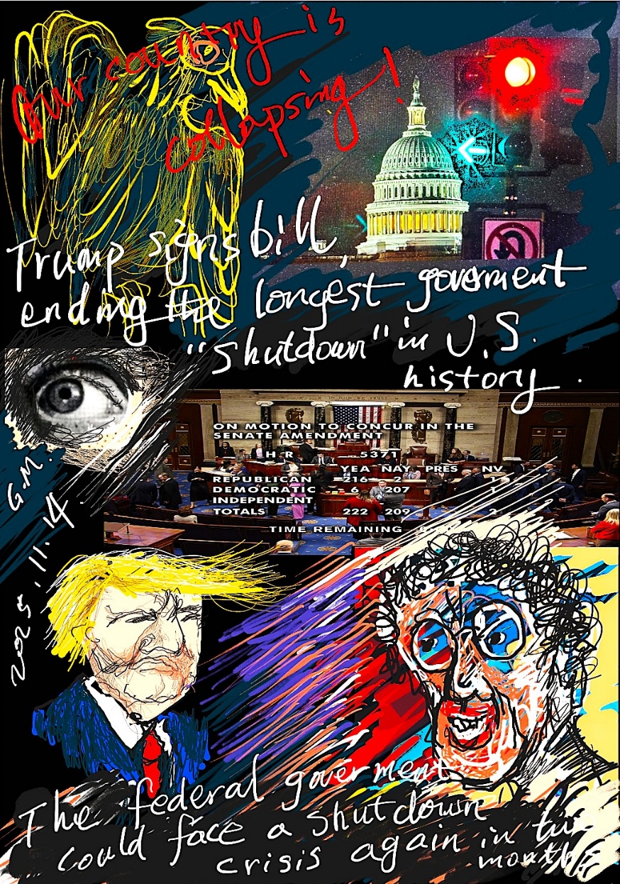 李公明｜一周画记：美国史上最长时间的政府“停摆”