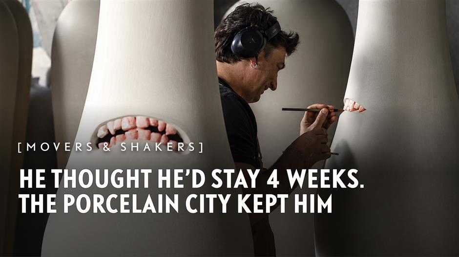 He Thought He'd Stay 4 Weeks. The Porcelain City Kept Him