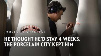 He Thought He'd Stay 4 Weeks. The Porcelain City Kept Him
